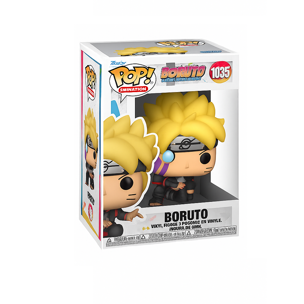 Funko Pop Boruto #1035 figurica iz Naruto Next Generations, dinamična poza z značilnim ninja videzom, idealna za anime zbiratelje.