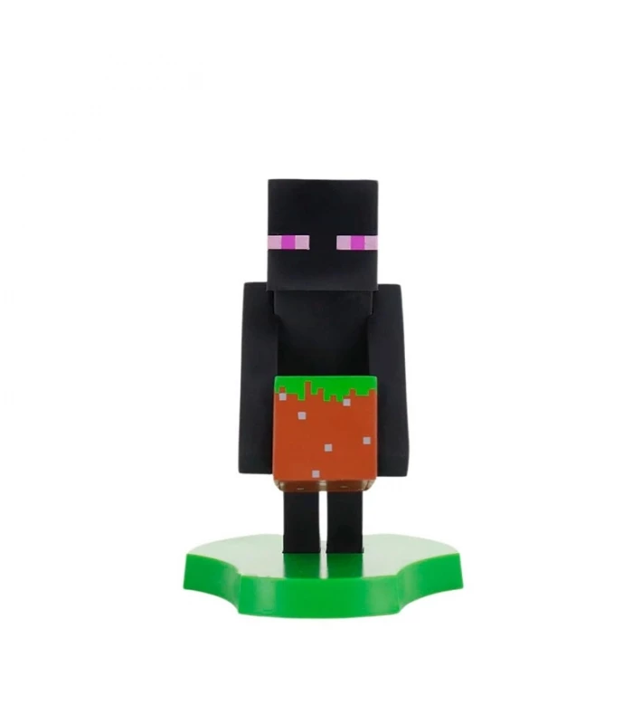 Minecraft Enderman mini stojalo, držalo za telefon ali slušalke, original Exquisite Gaming gadget za Minecraft oboževalce.