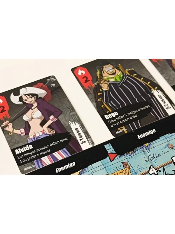 One Piece Nakama Friends & Enemies – španska anime družabna igra z liki Straw Hat piratov, strateška card-game iz TCG Factory.