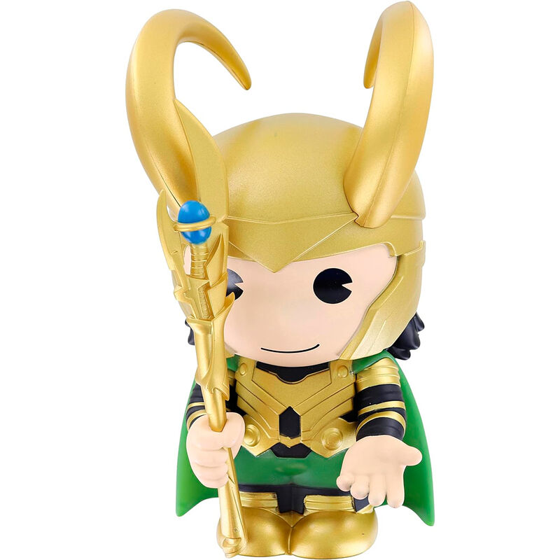 Marvel Loki figura hranilnik, zbirateljski in funkcionalen geek kos za oboževalce nordijskega boga prevar in stripovskega sveta.