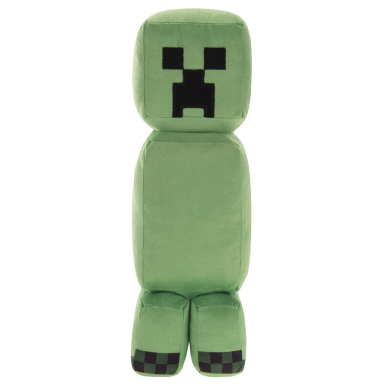 Minecraft Creeper pliš 30 cm, prepoznavni mob iz priljubljene video igre v mehki izvedbi, primeren za igro, dekoracijo ali geek zbirko.