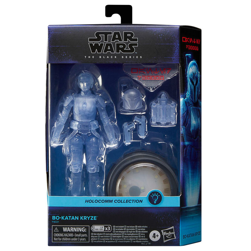 Star Wars Holocomm Collection Bo-Katan Kryze, zbirateljska figura visok 15 cm iz The Black Series, detajlna collectible za ljubitelje Mandalorian junakinje in galaktičnega sveta.