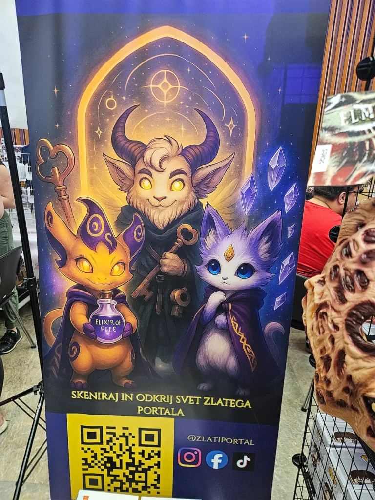 Anime fantasy banner Zlati Portal na geek dogodku.