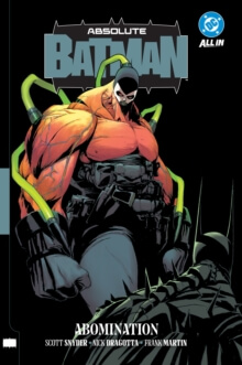 Absolute Batman Vol. 2 Abomination – naslovnica stripa DC Comics z Baneom